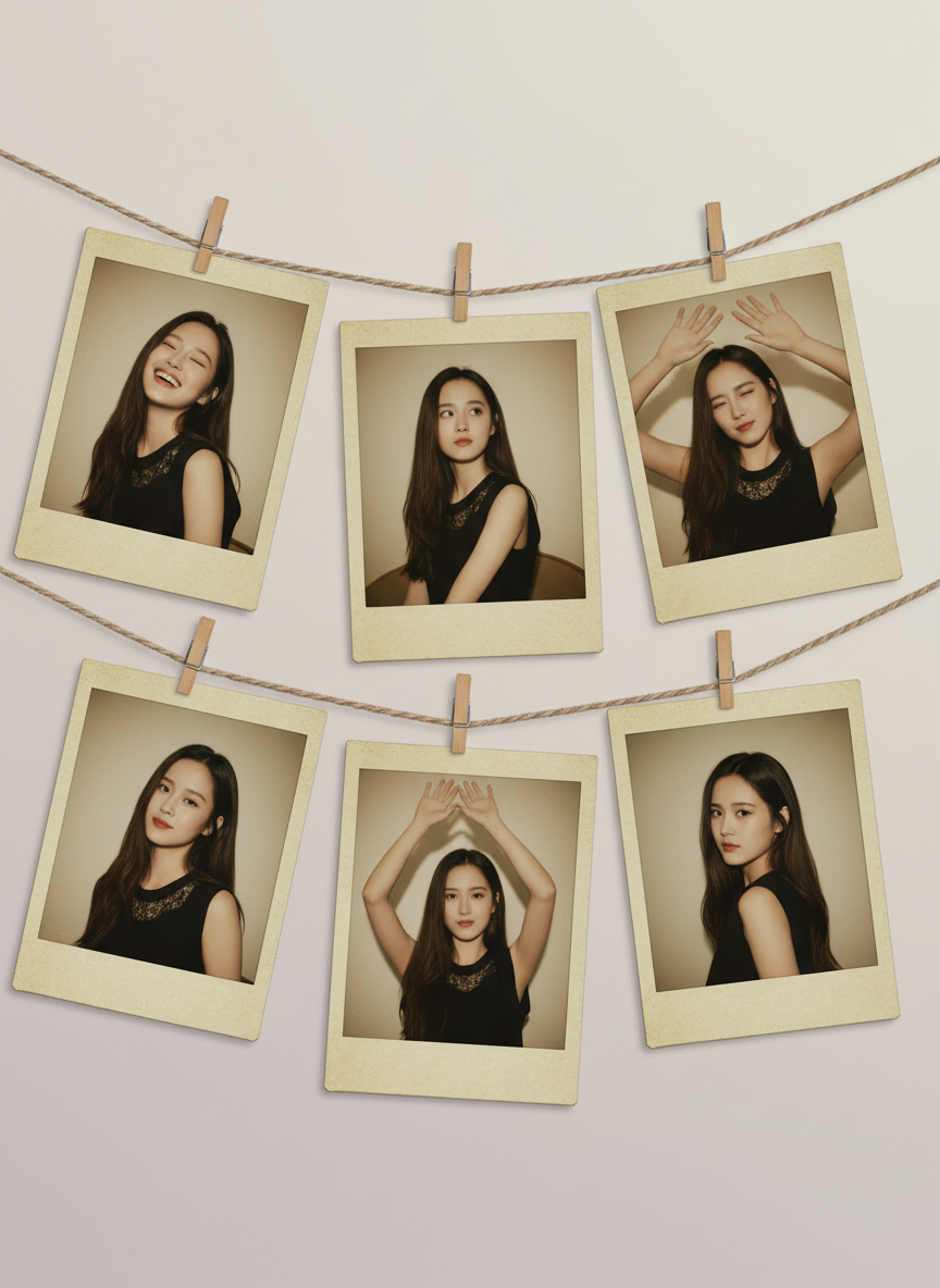 AI Vintage Polaroid photos